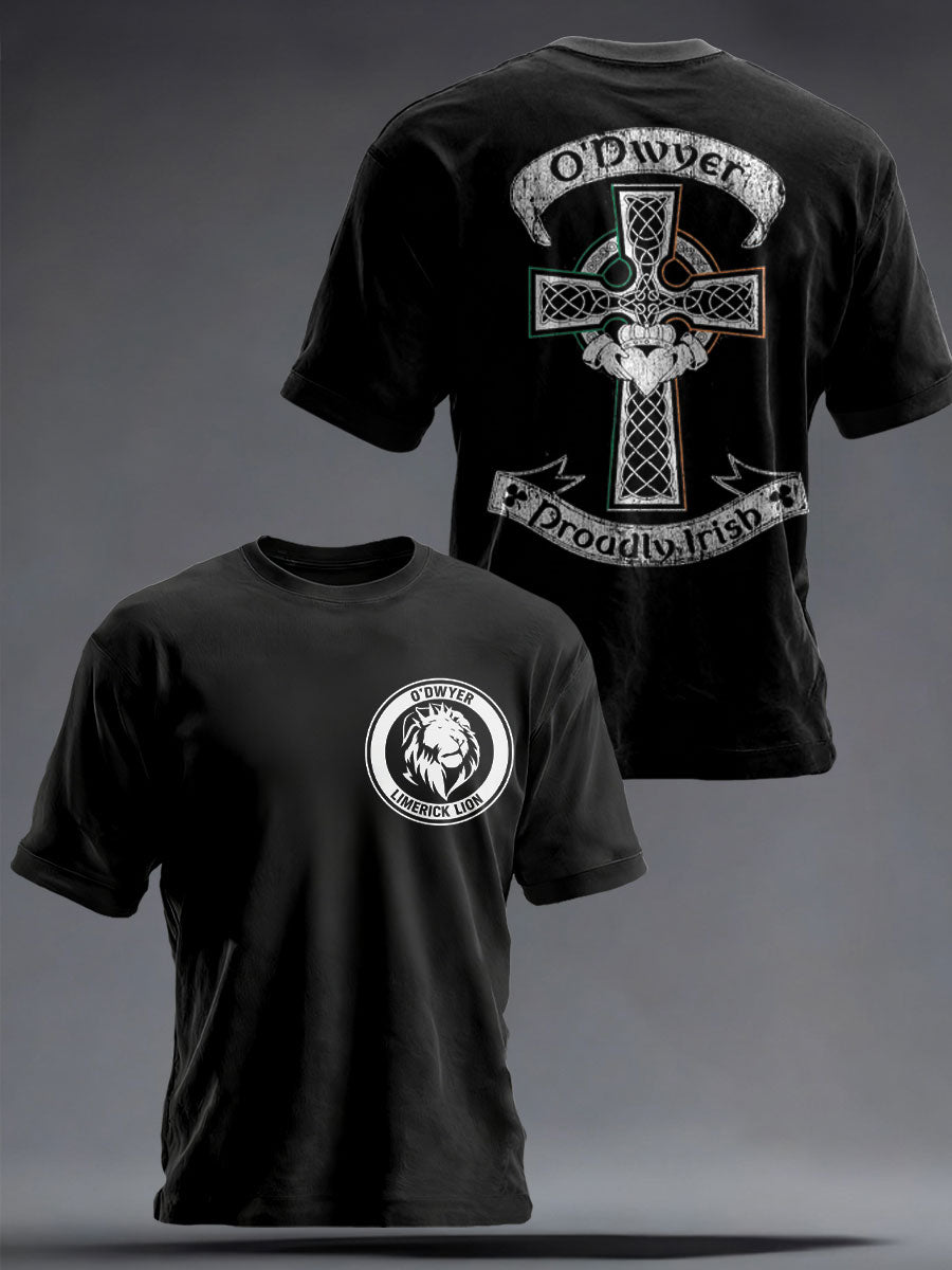 Férfi limerick lion írország legerősebb férfi dbac nyomtatott póló