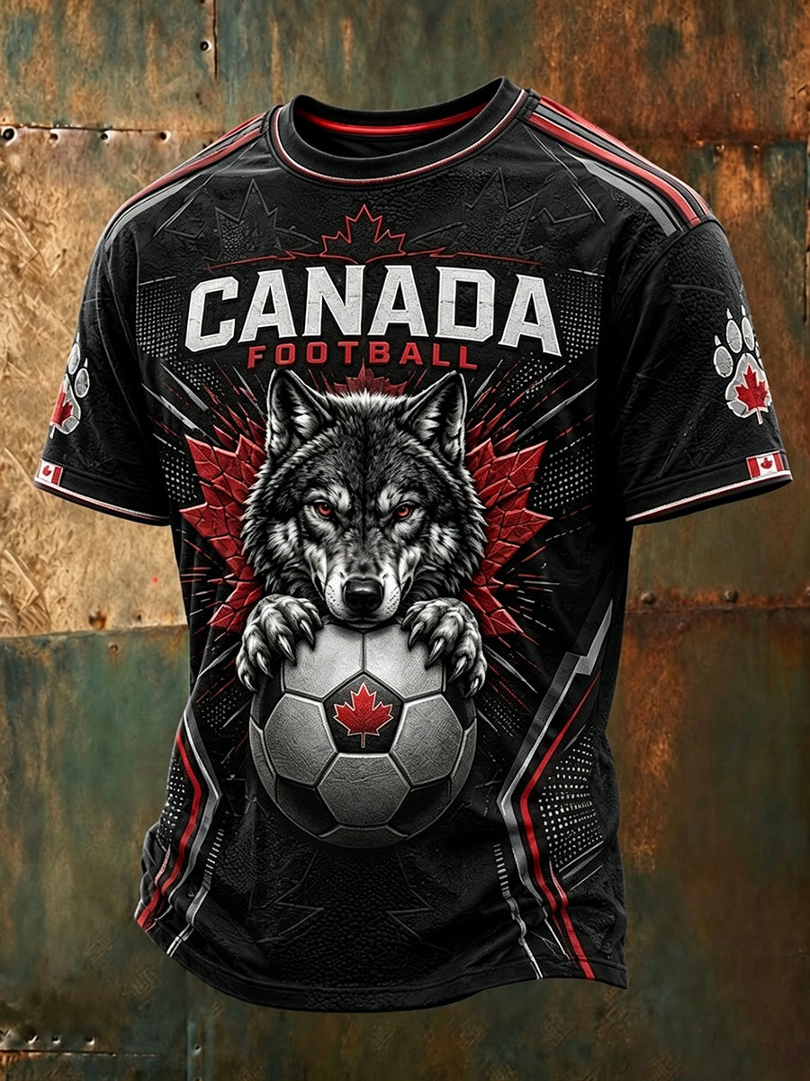 Men's Canada Football Short Sleeve T-Shirt