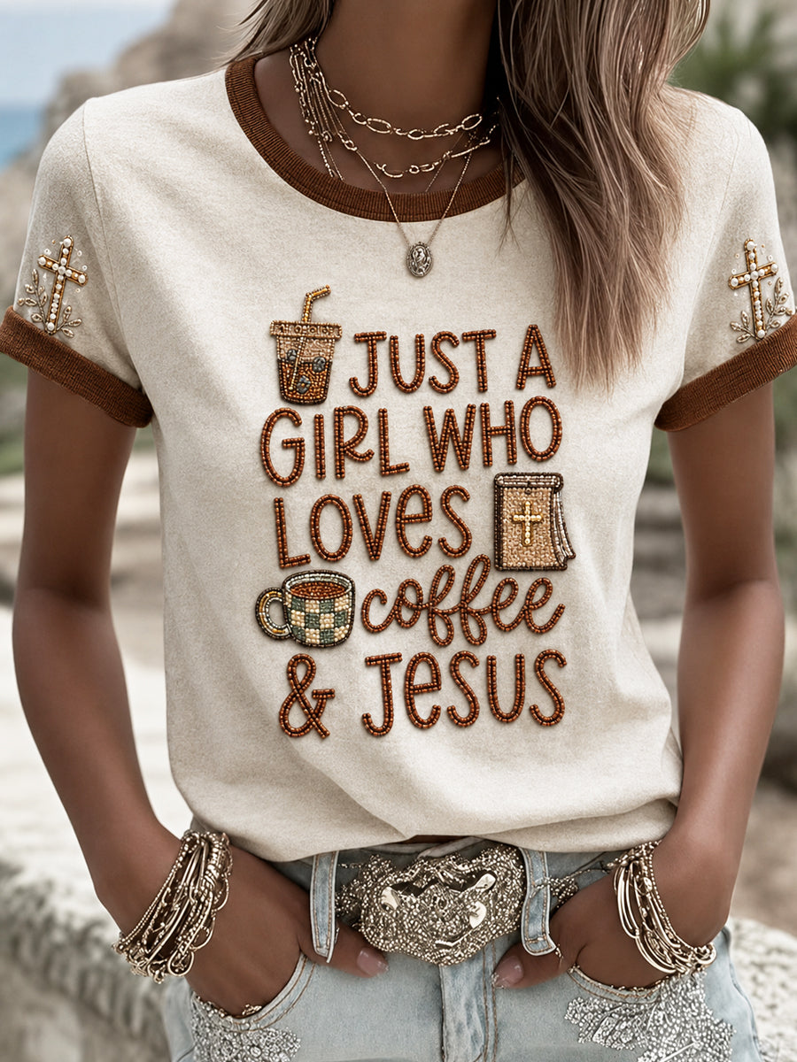 Retro Homecoming Teacher Coffee Lover Casual T-Shirt