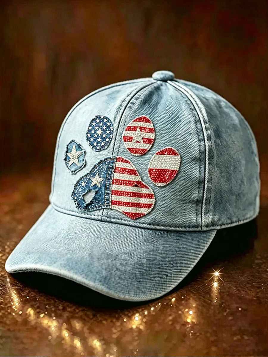 Paw Print Printed Unisex Cap