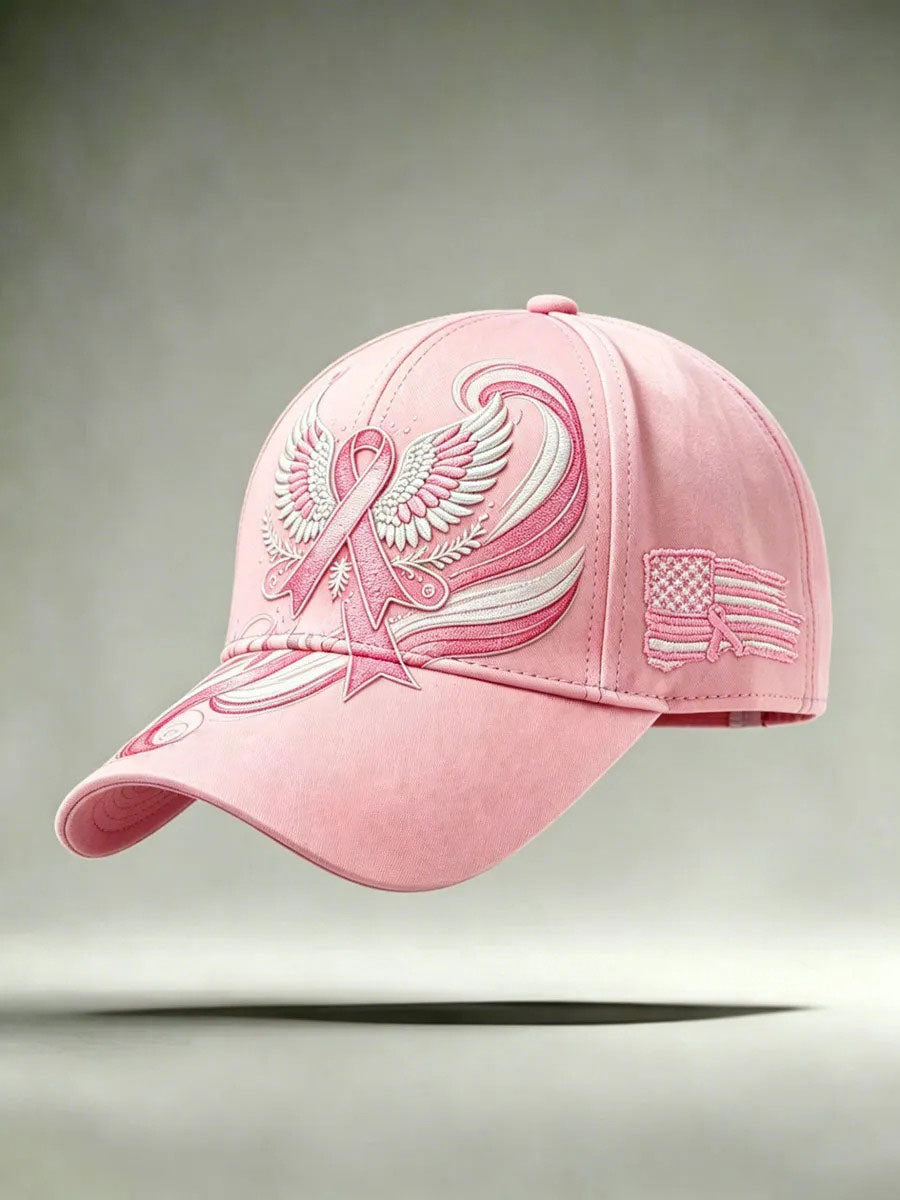Breast Cancer Awareness Printed Casual Unisex Cap