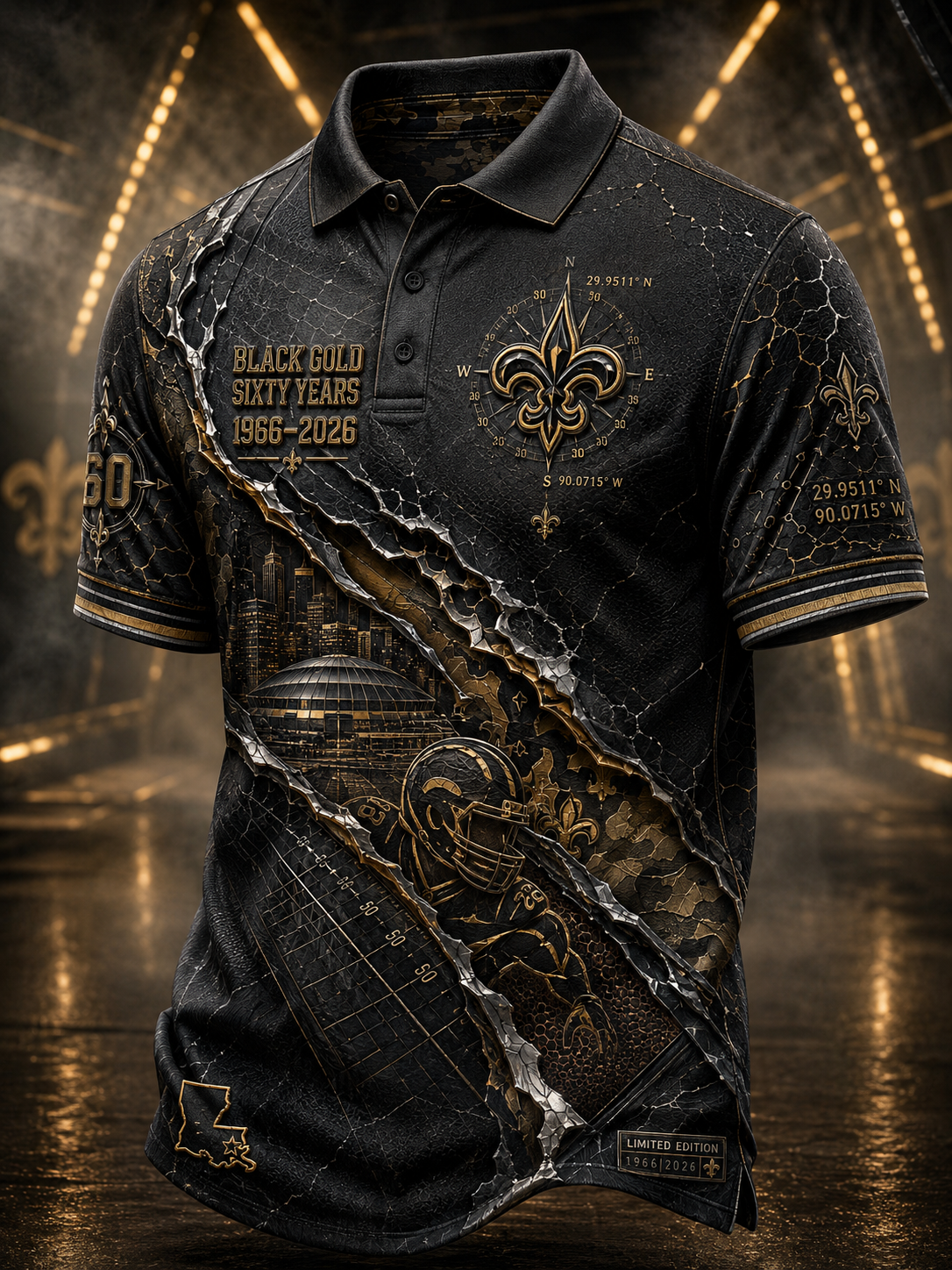 Men's New Orleans Saints Short Sleeve Shirt