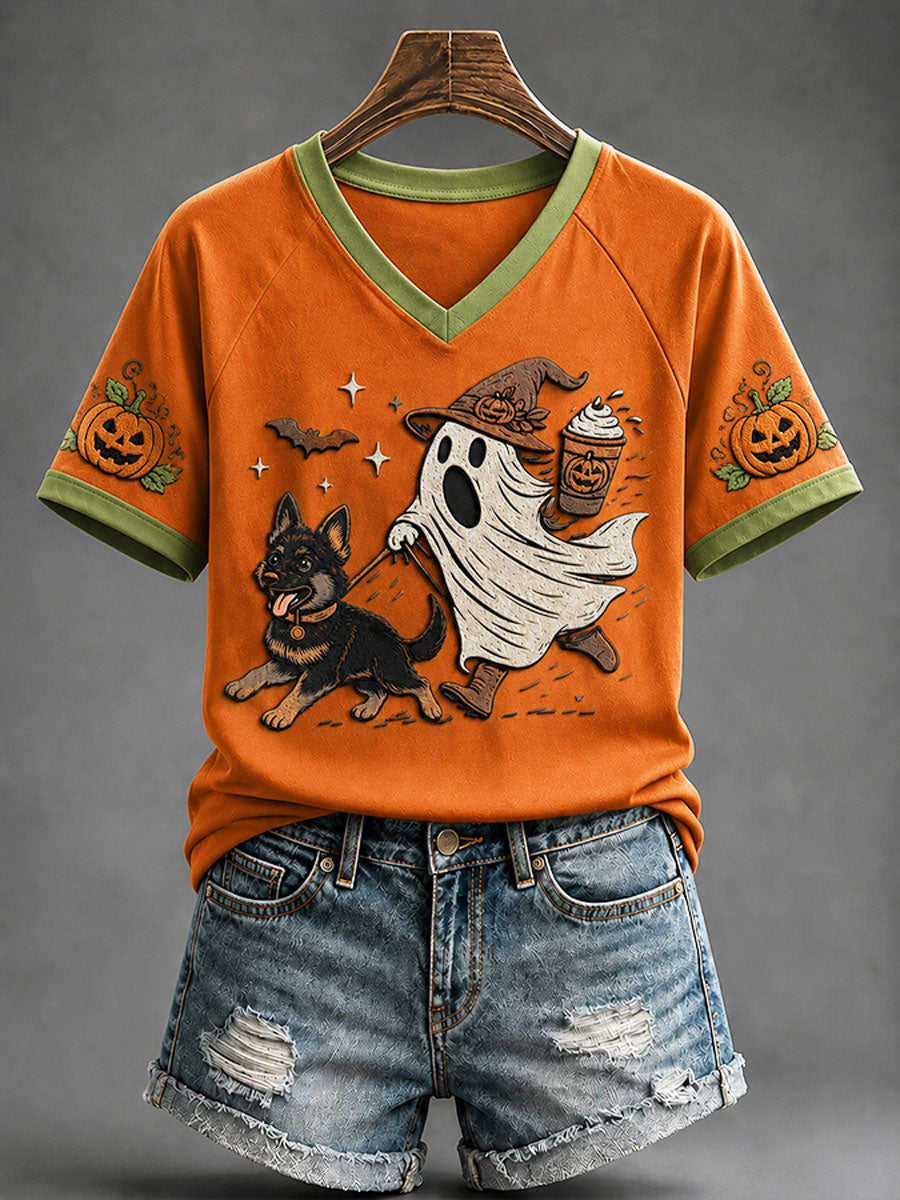 Women's Autumn Animal Series Casual T-shirt