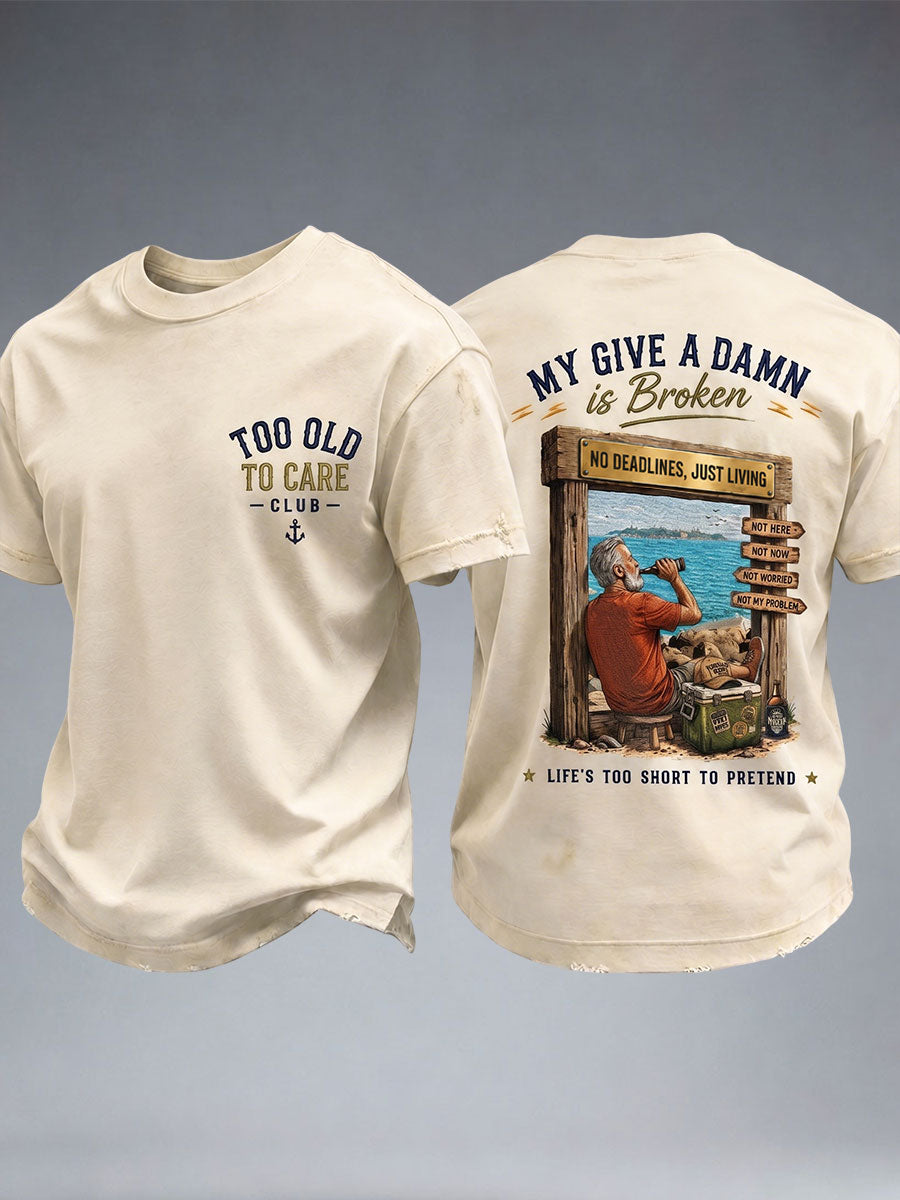 Men's My Give A Damn Is Broken T-Shirt