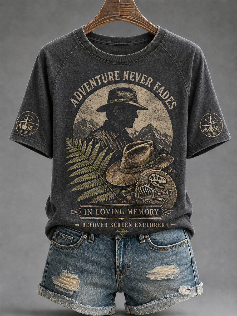 Women's R.I.P Dinosaur Explorer Memorial Tee