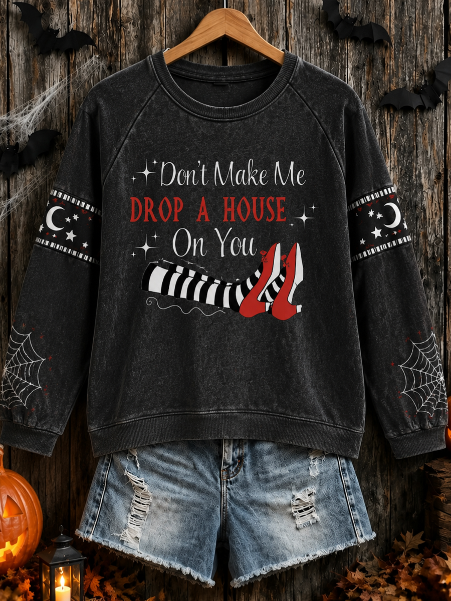 Women's raglan sleeve sweatshirt