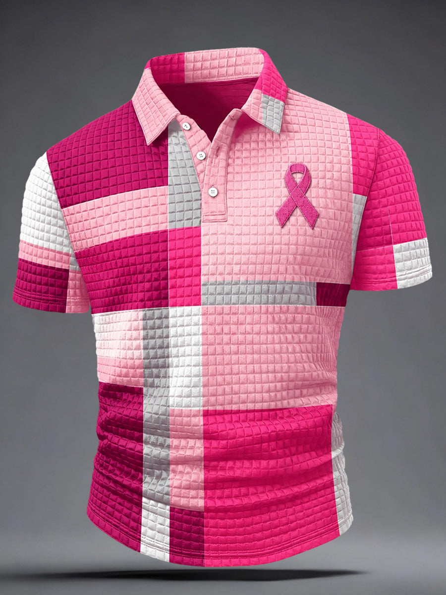 Men's Real Men Wear Pink Breast Cancer Awareness Shirt