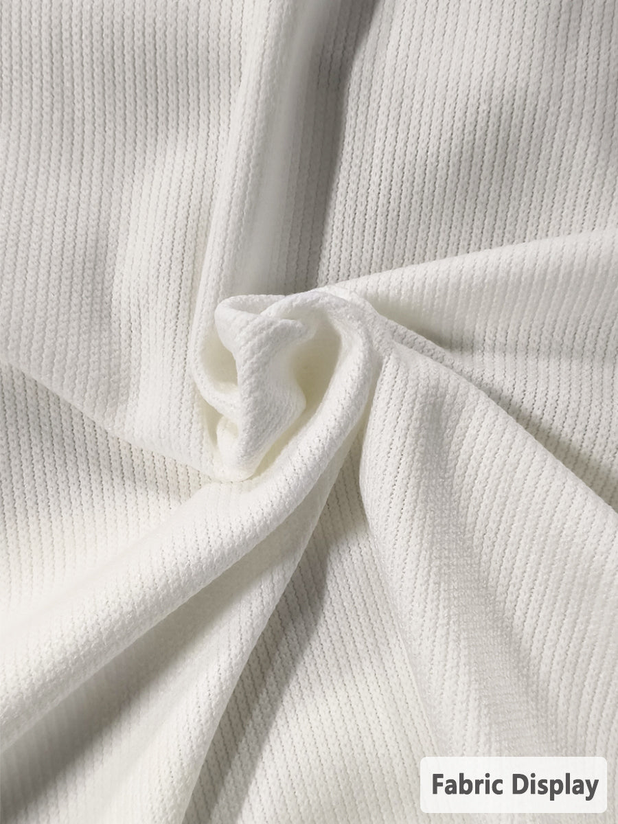 Női mellrák tudatosság mikulás nyomtatás bordázott kerek nyak pulóver