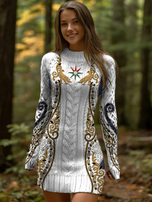 Női magyarország virágnyomtatás fehér ruha