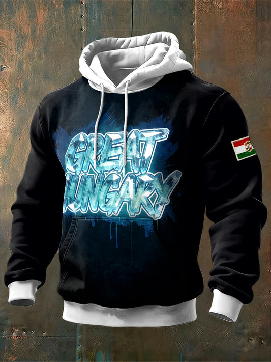 Női fekete pulóver magyar szöveges nyomtatással