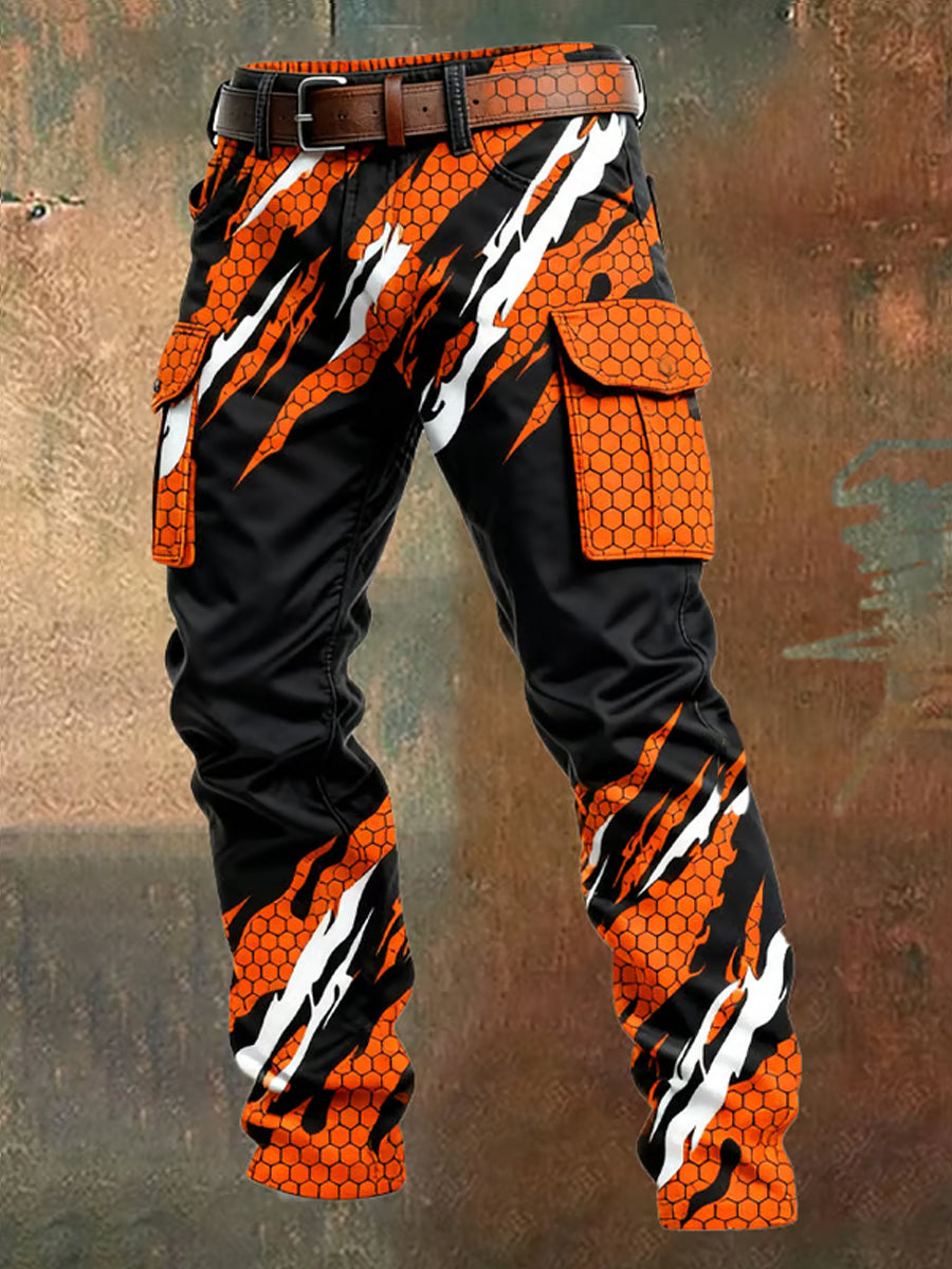 Férfi retro üzleti stílus alkalmi munka nadrág