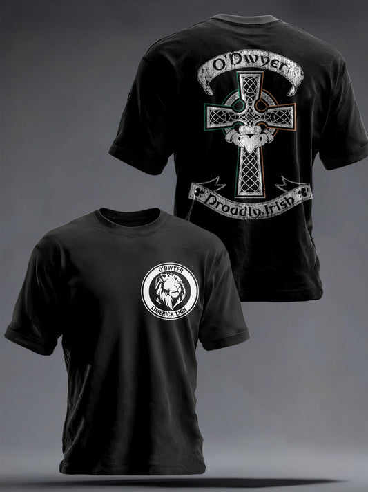 Férfi limerick lion írország legerősebb férfi dbac nyomtatott póló