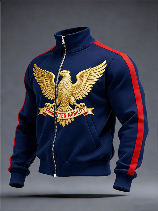 Férfi regal navy-arany sas "elfelejtett nemesség" kabát