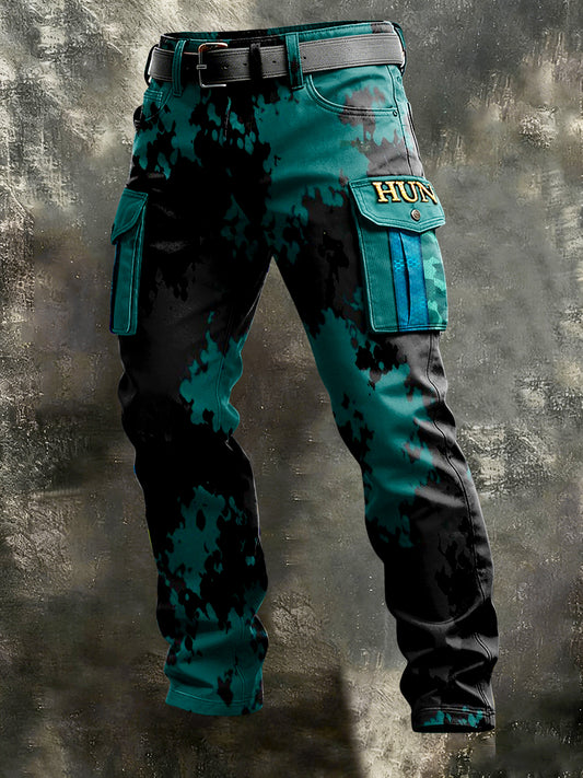 Férfi magyar graffiti nyomtatású alkalmi munka nadrág