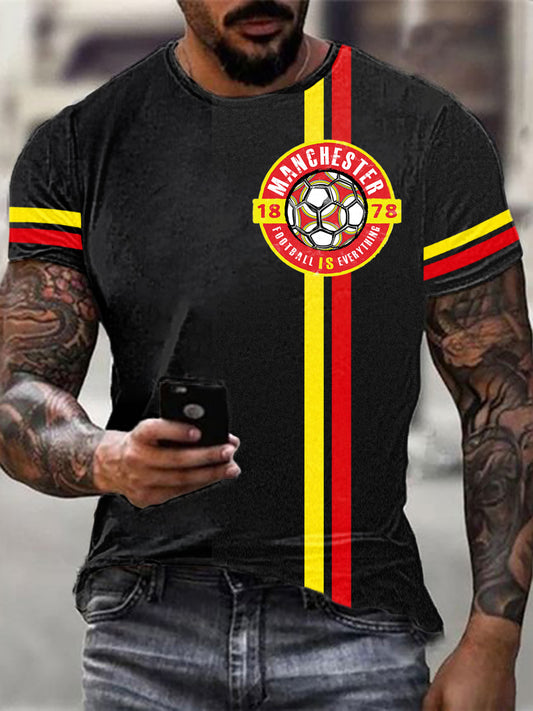 Férfi manchester united rövid ujjú póló