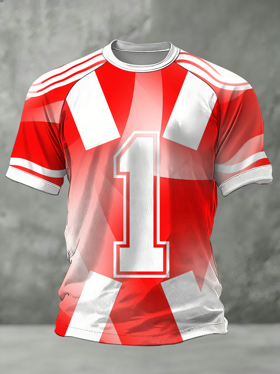 Férfi liverpool-témájú nyomtatott póló