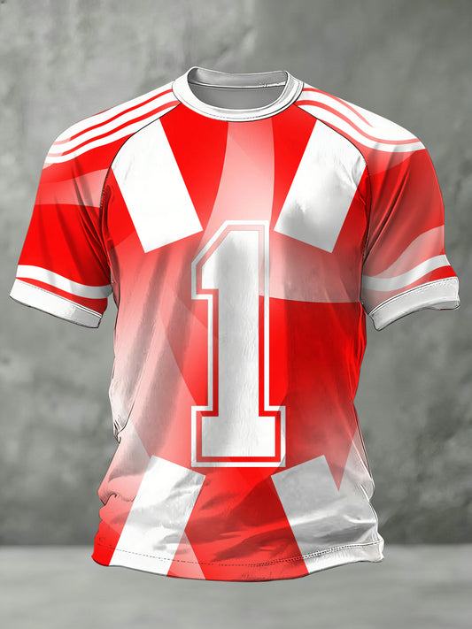 Férfi liverpool-témájú nyomtatott póló