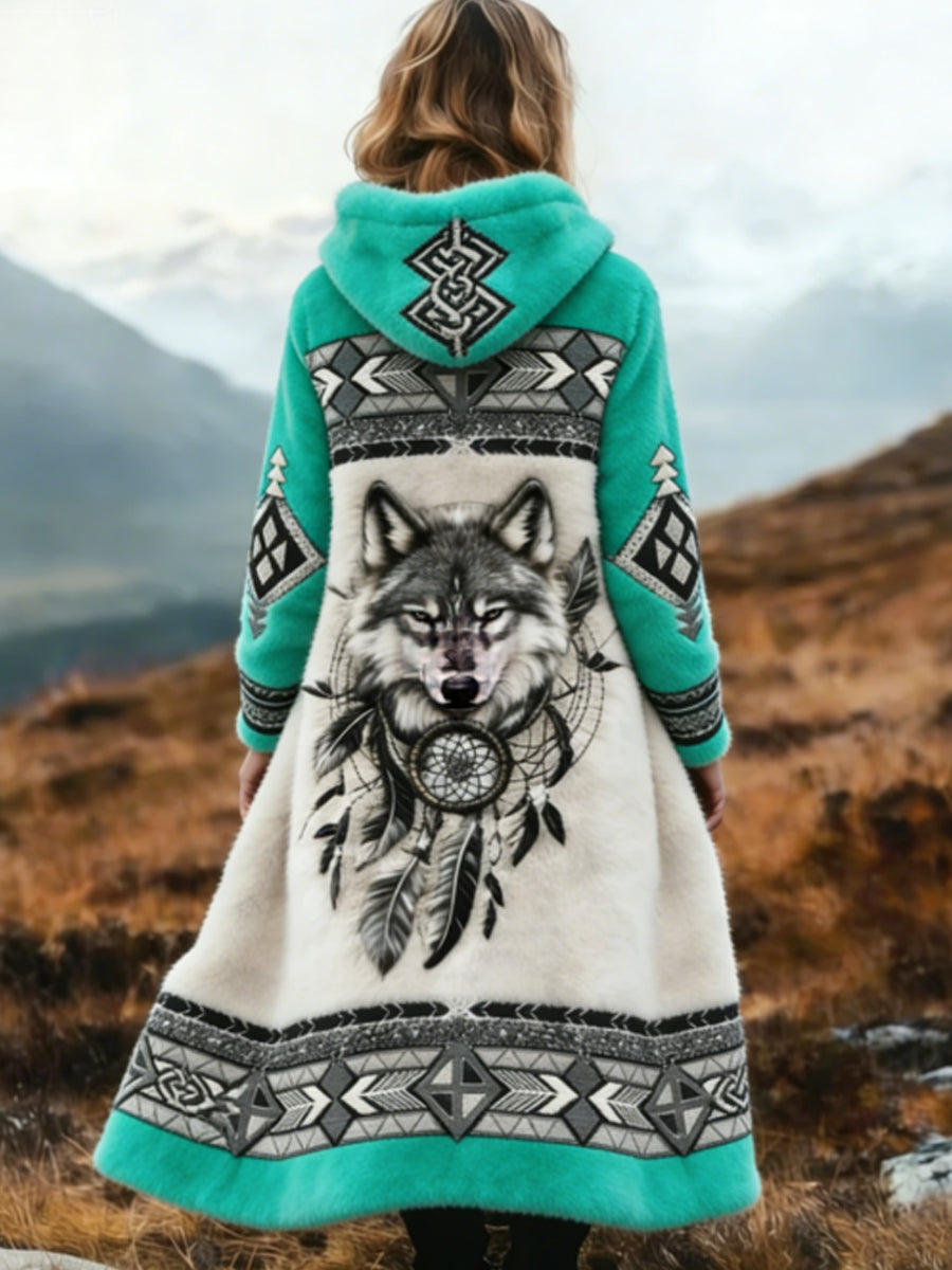 Női nyugati azték hangulatos kardigán