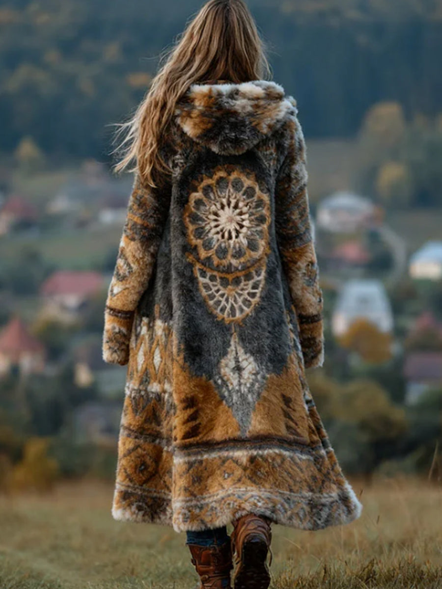 Női nyugati azték hangulatos kardigán