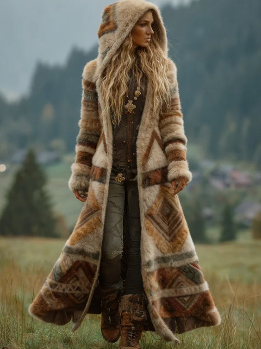 Női nyugati azték hangulatos kardigán