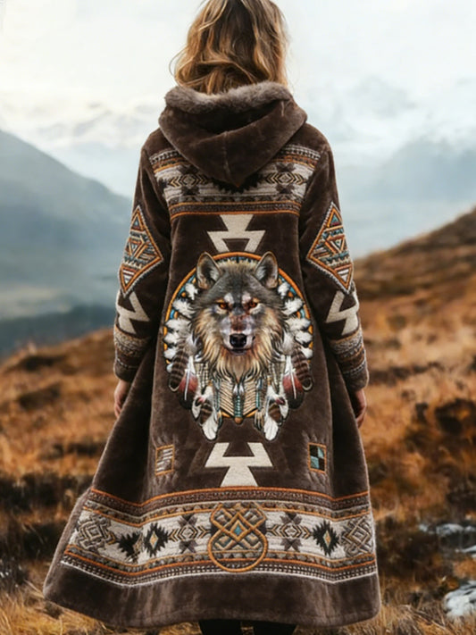 Női nyugati azték hangulatos kardigán