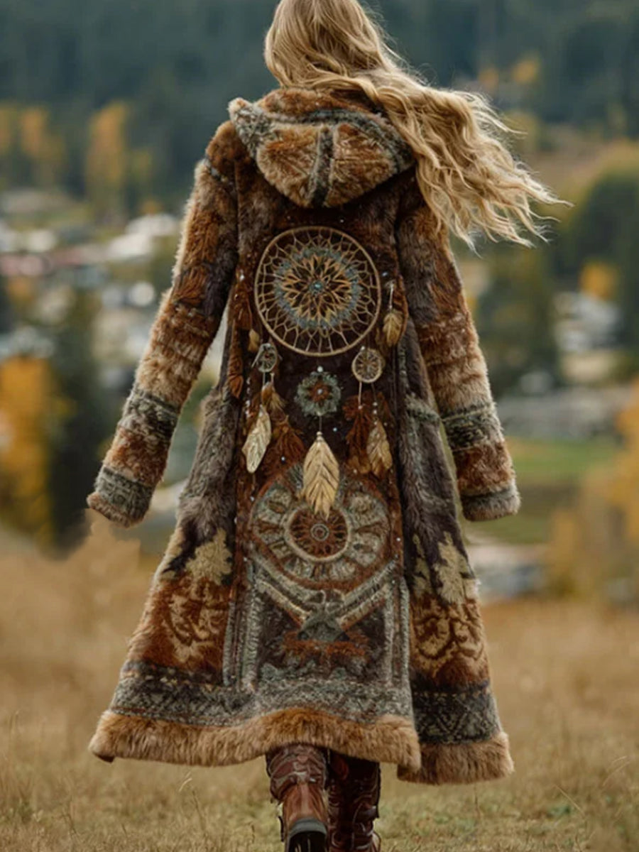 Női nyugati azték hangulatos kardigán