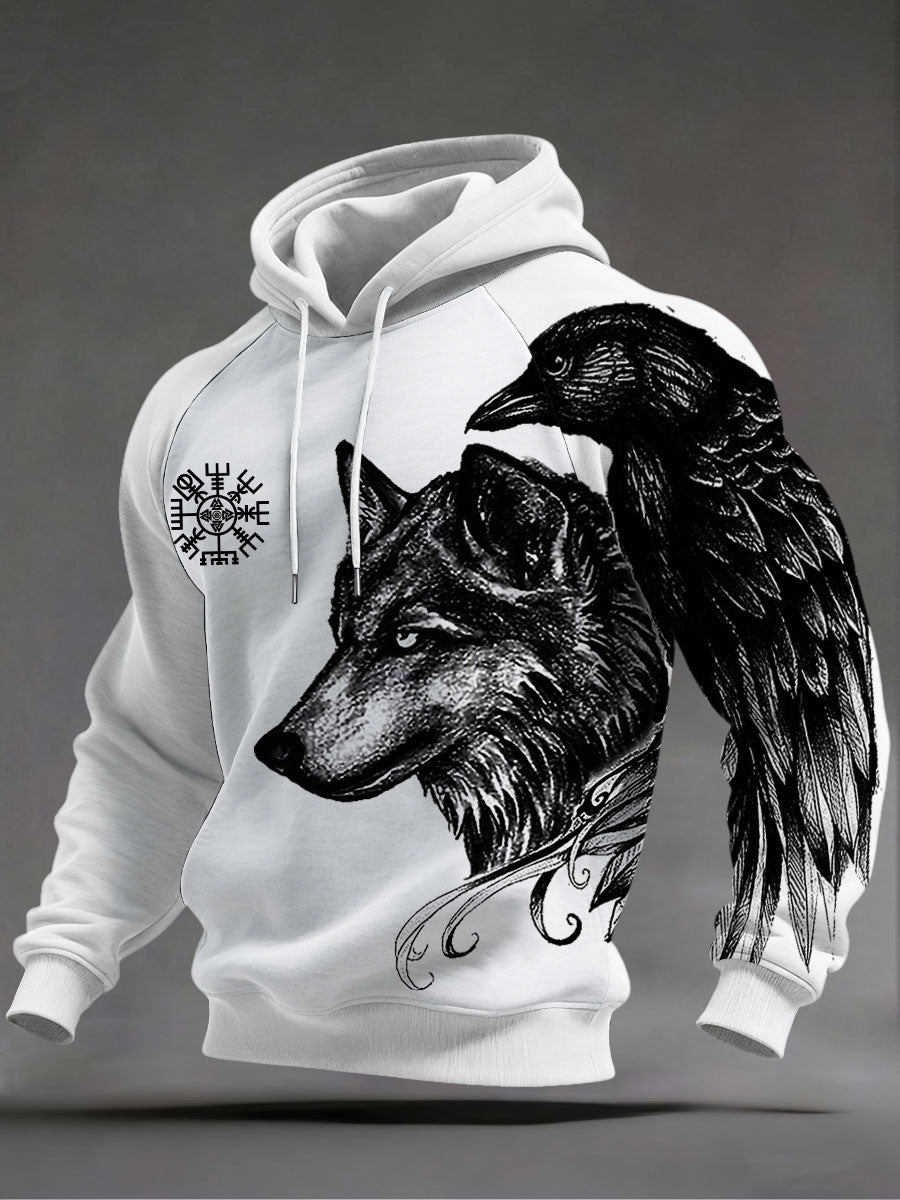 Férfi viking hoodie