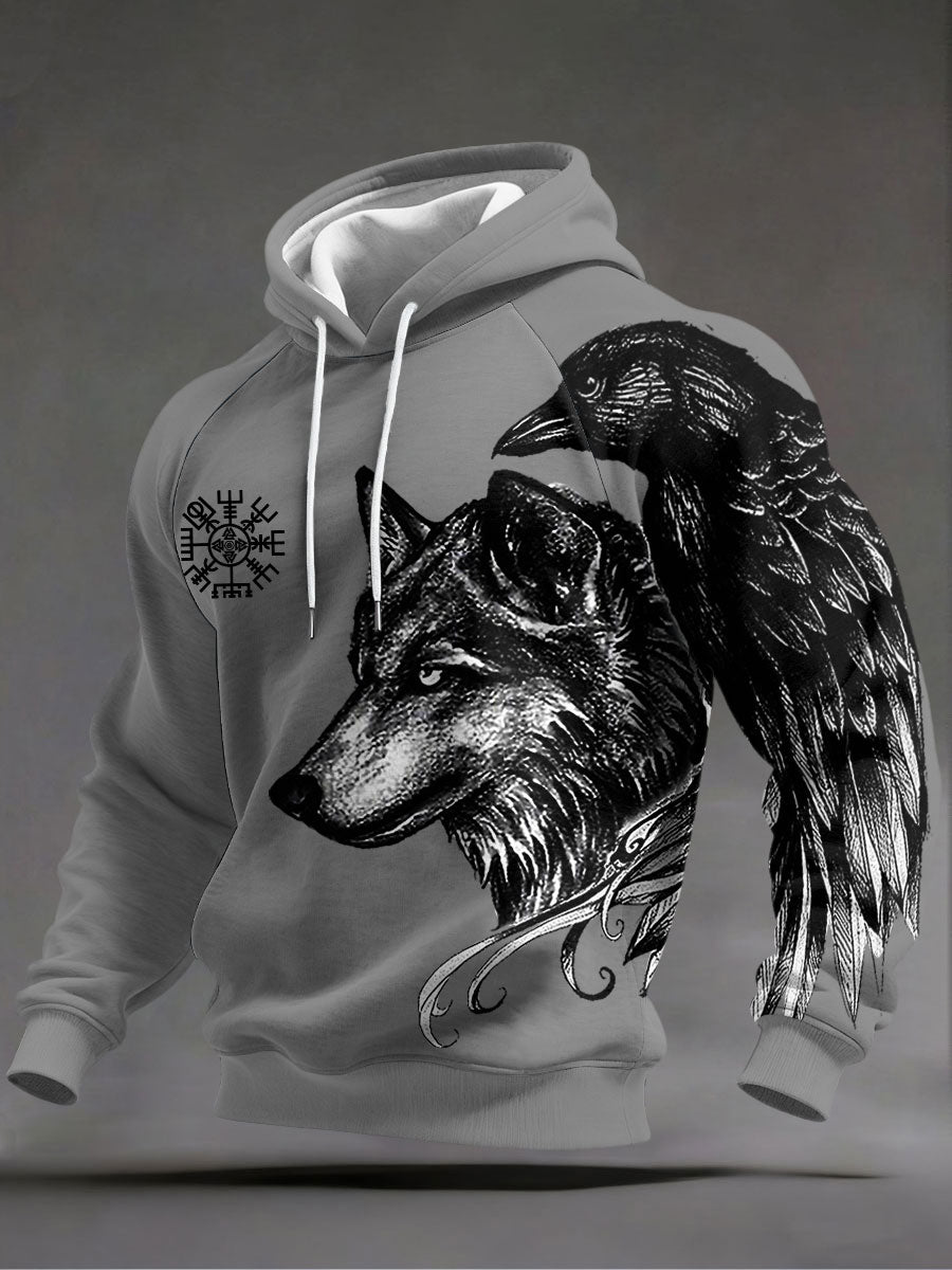 Férfi viking hoodie