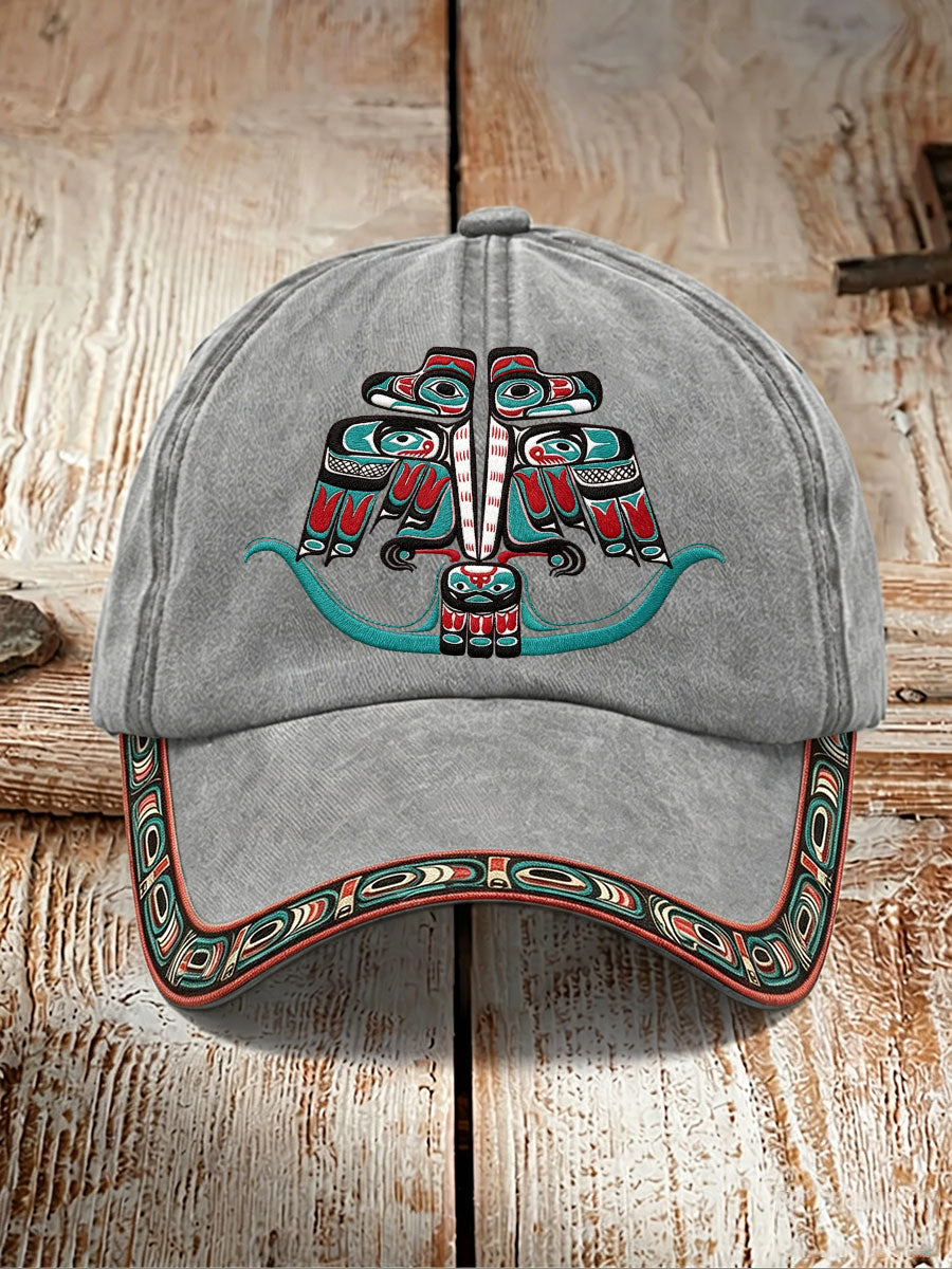 Indigenous totem casual unisex hat