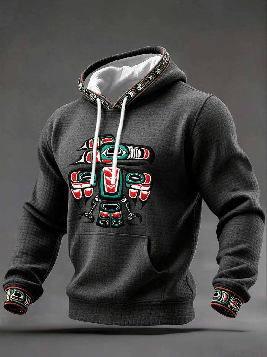 Men's Indigenous Art Casual Hoodie