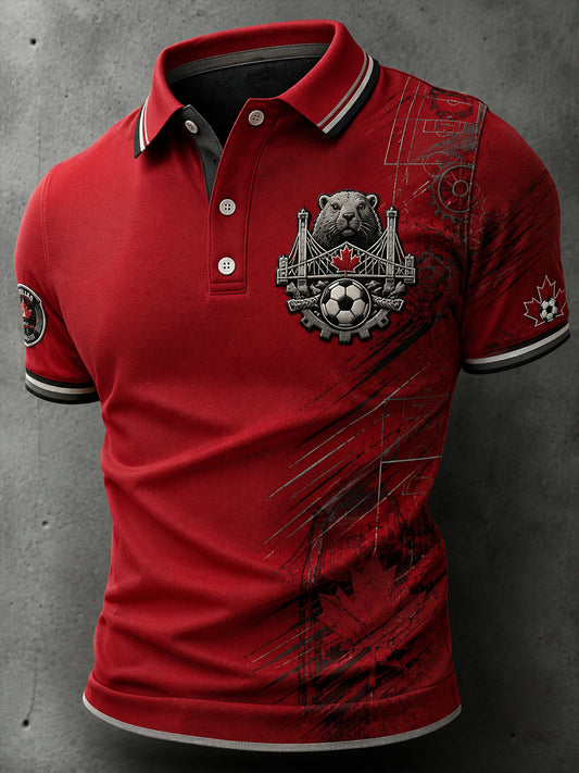 Men's Canada Football Short Sleeve Shirt