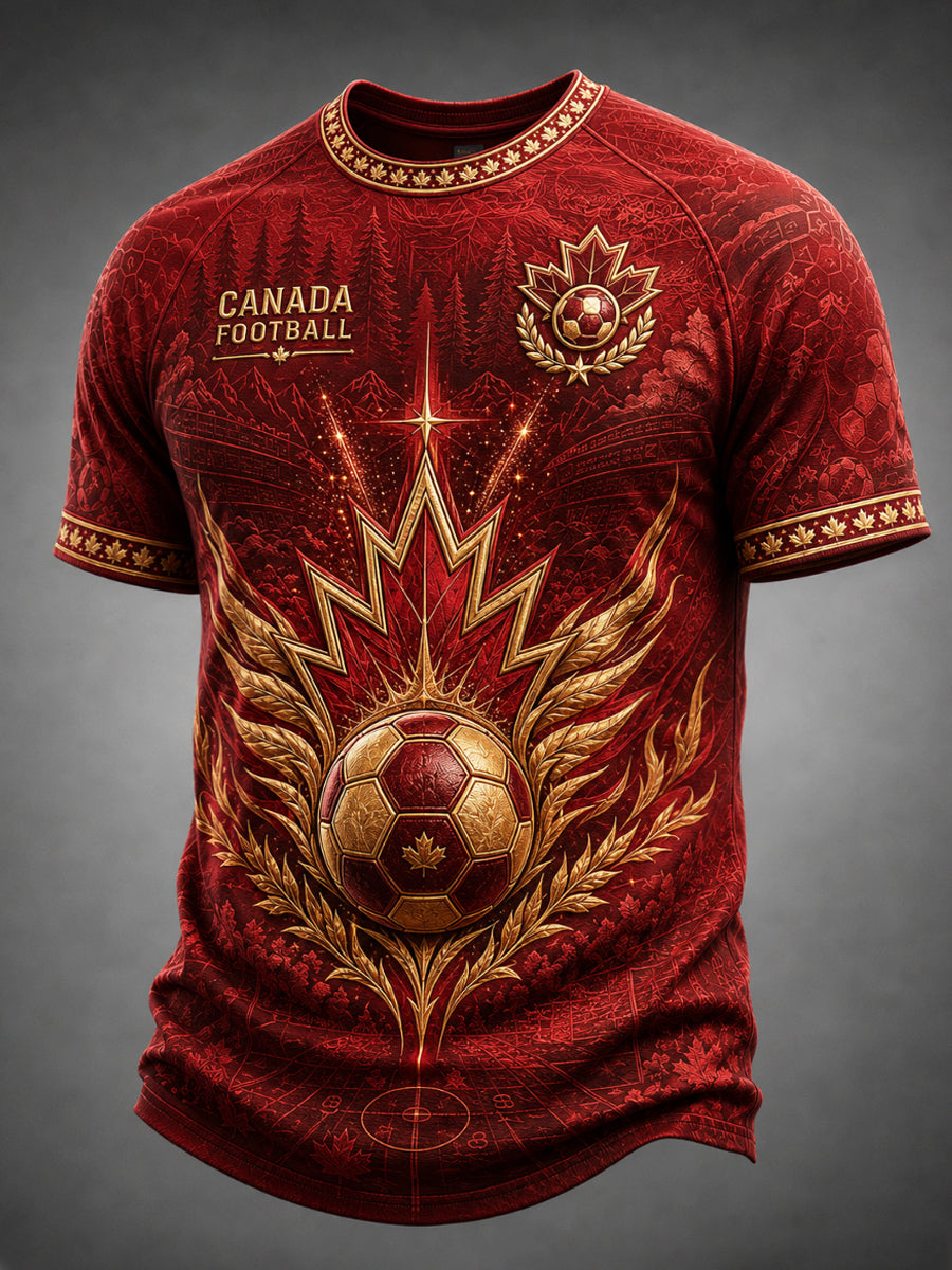 Men's Canada Football Short Sleeve T-Shirt