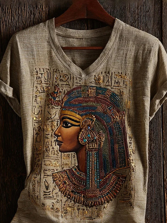 Women's Ancient Egyptian print T-shirt