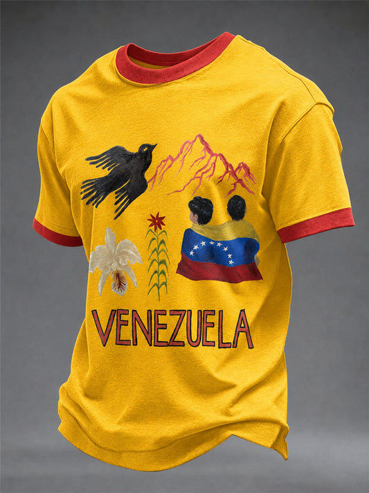 Men's Venezuela Strong Short Sleeves T-shirt