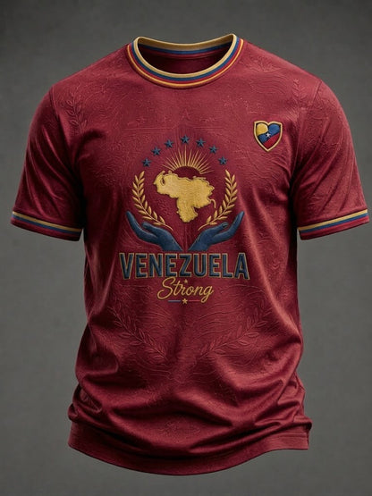 Men's Venezuela Strong Printed T-shirt
