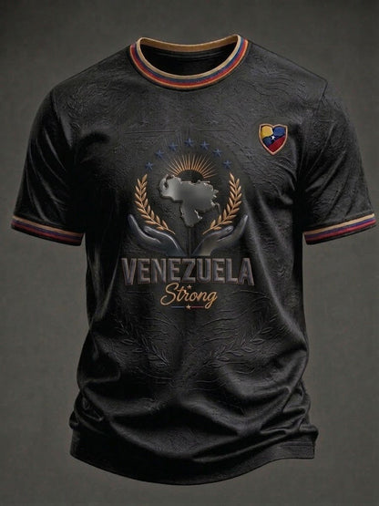 Men's Venezuela Strong Printed T-shirt