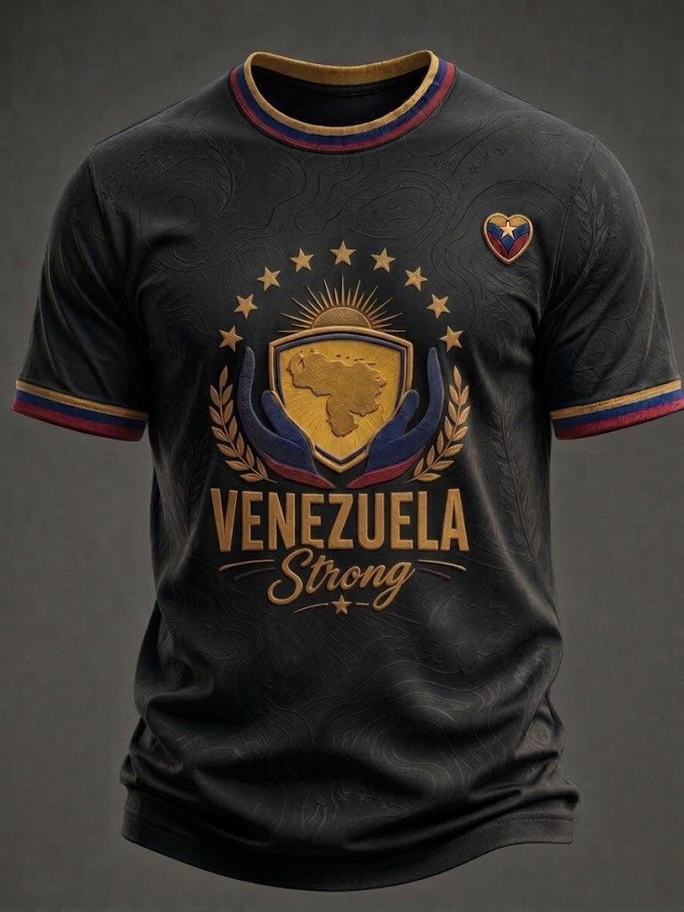 Men's Venezuela Strong Printed T-shirt
