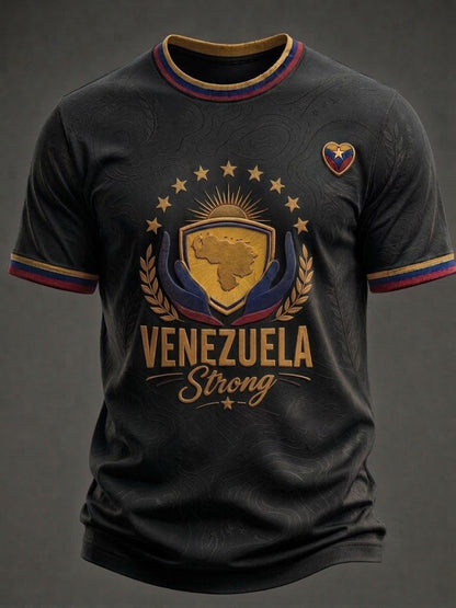 Men's Venezuela Strong Printed T-shirt