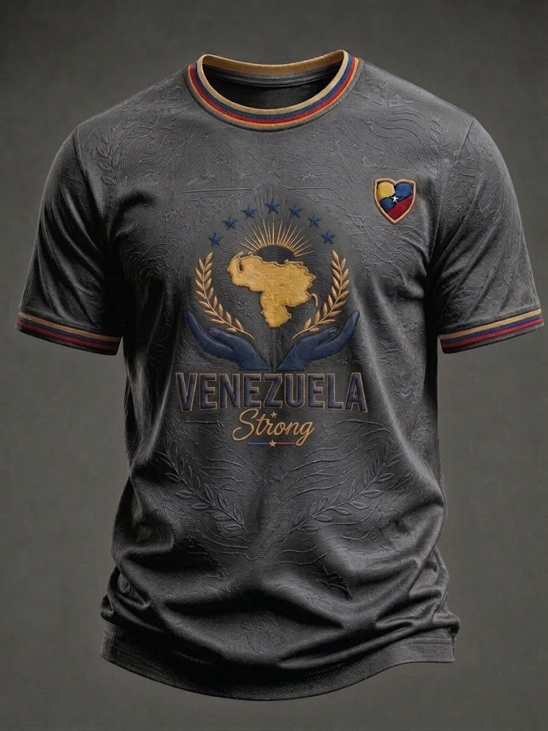 Men's Venezuela Strong Printed T-shirt
