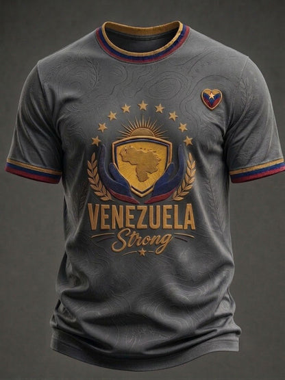 Men's Venezuela Strong Printed T-shirt