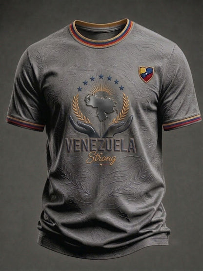 Men's Venezuela Strong Printed T-shirt