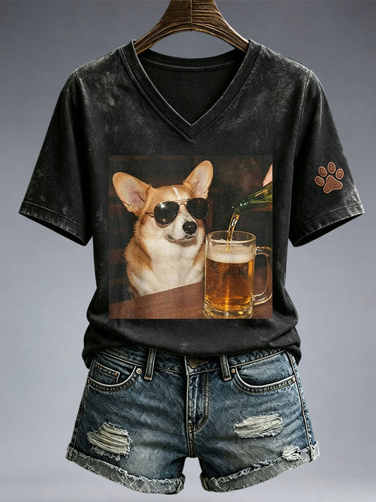 Women's Lovely Corgi T-Shirt