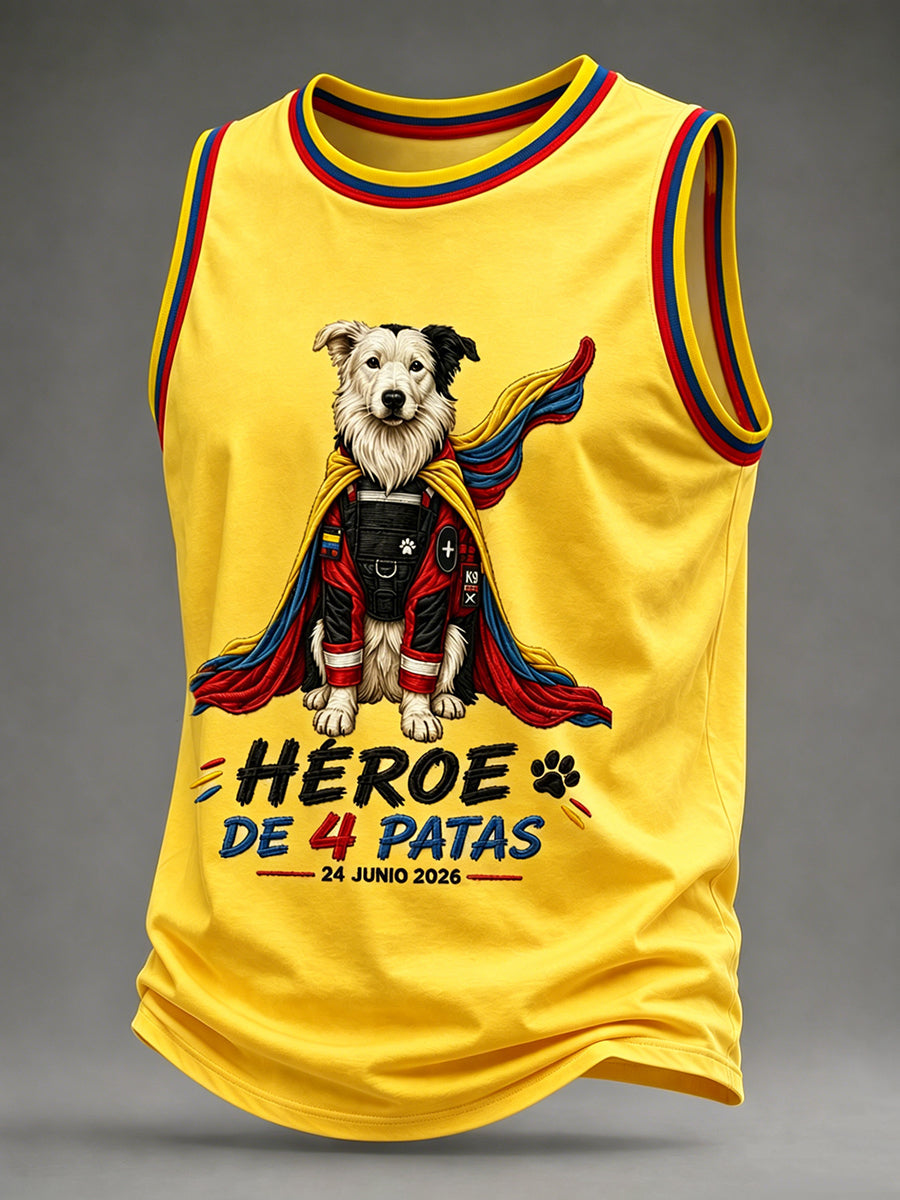 Men's Venezuela Hero Dog Tsunami Patriotic Dog Lover vests
