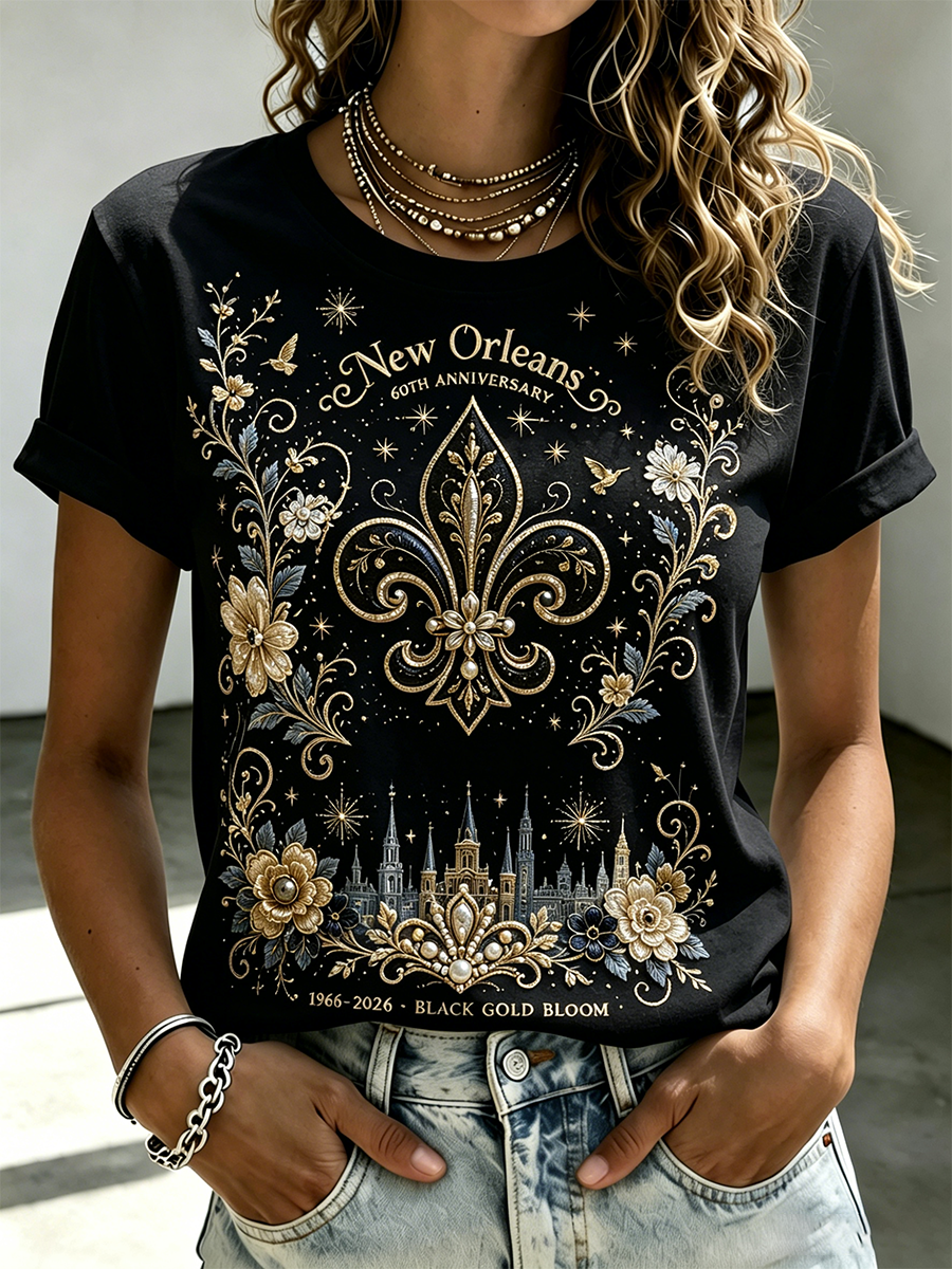Women's New Orleans Saints Short-Sleeved T-Shirt