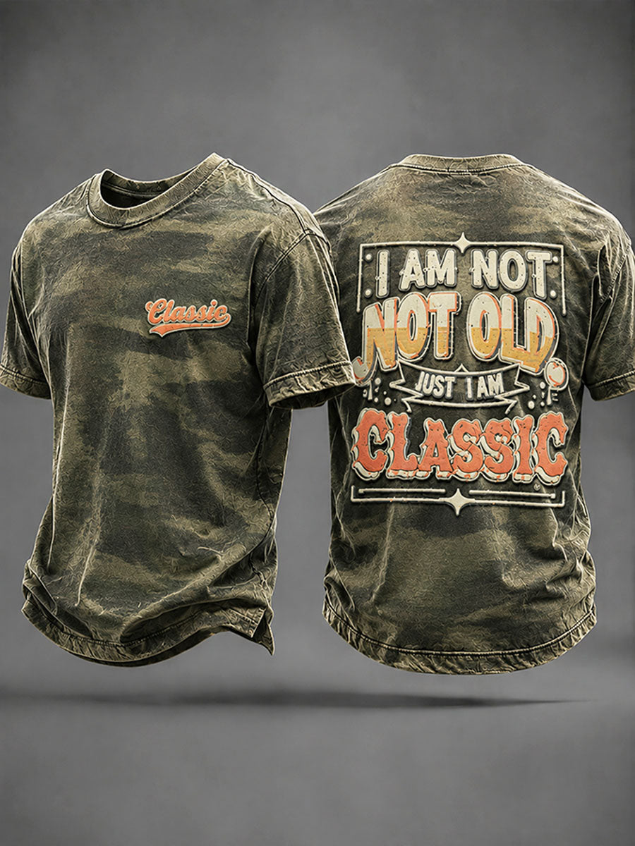 Men's 'I'm Not Old,I'm Classic' Casual T-shirt