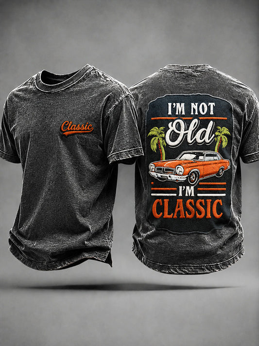 Men's 'I'm Not Old,I'm Classic' Casual T-shirt
