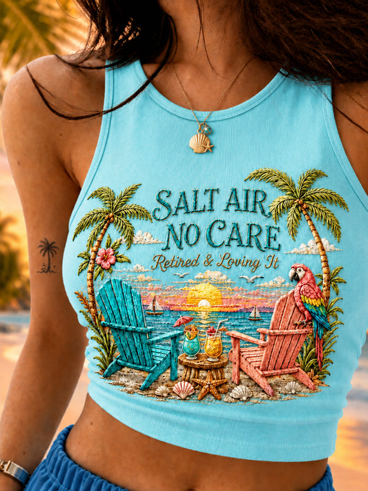 Women's SALT AIR NO CARE Art Print Casual Vest