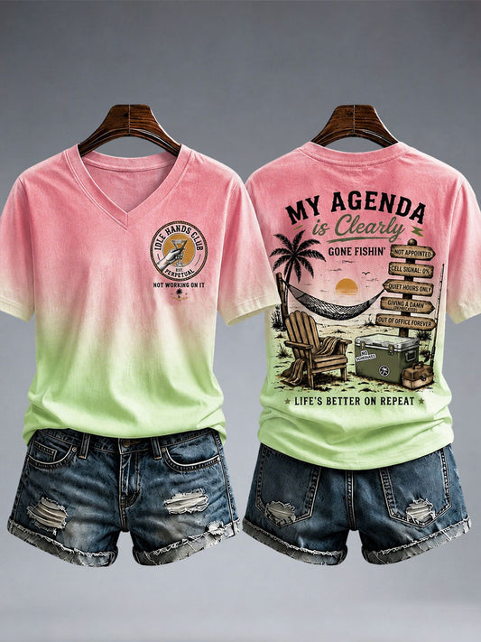 Women's My Agenda Is Cleaily T-Shirt