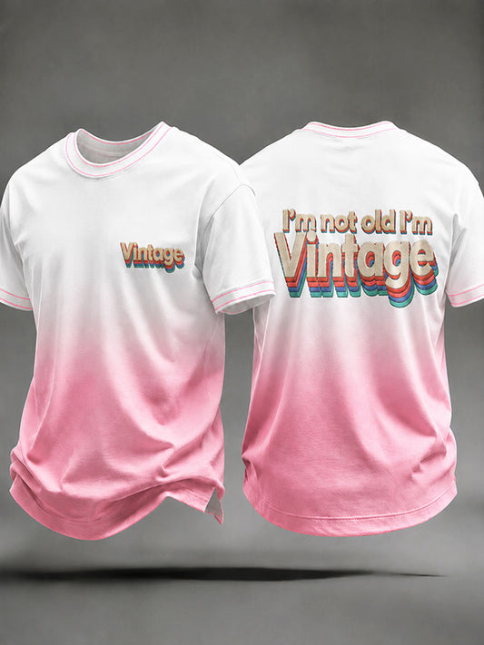 Men's 'I'm Not Old,I'm Vintage' Casual T-shirt