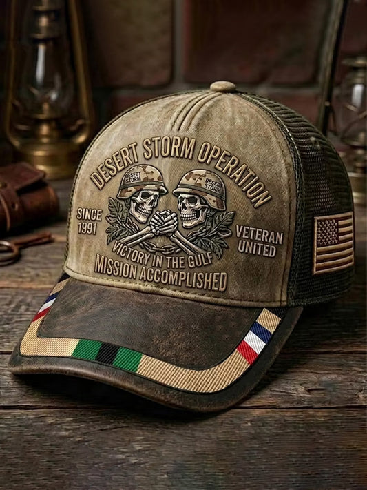 Unisex Retro Desert Storm Brotherhood Print Hat